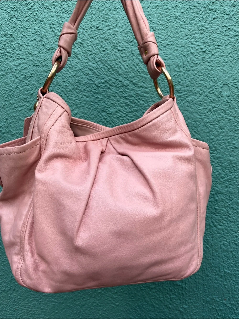 COACH Y2K slouchy pink Parker Hobo bag 13412